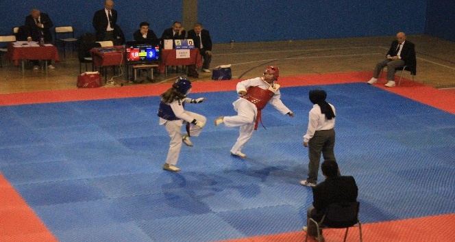 Taekwondo bölge maçı yapıldı