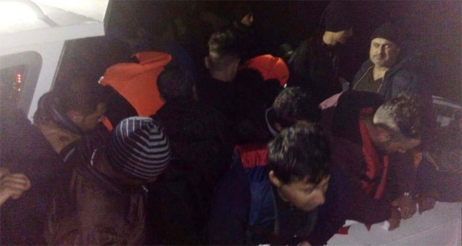 İzmir’de 58 kaçak göçmen yakalandı