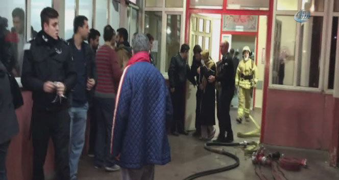 İstanbul Çapa Tıp fakültesi Acil Servisi&#039;nde yangın