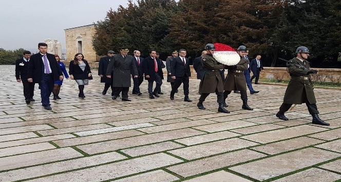 KKTC Başbakanı Erhürman Anıtkabir’de