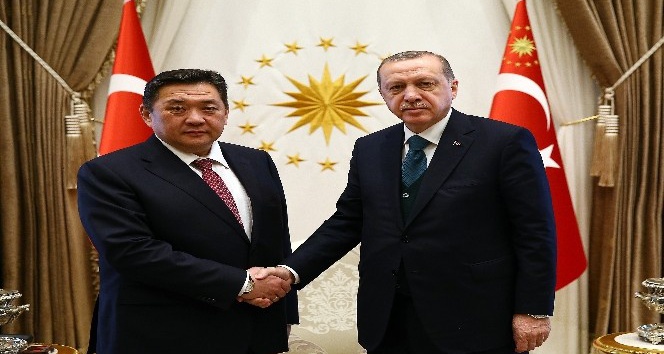 Cumhurbaşkanı Erdoğan, Moğolistan Meclis Başkanı Enkhbold’u kabul etti