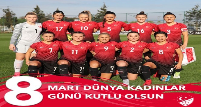 Türkiye Futbol Federasyonu ’Kadınlar Günü’nü unutmadı