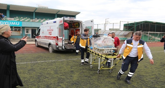 2 günlük bebek helikopter ambulansıyla Ankara’ya sevk edildi