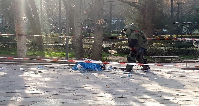 Ankara’da şüpheli paket polisi alarma geçirdi