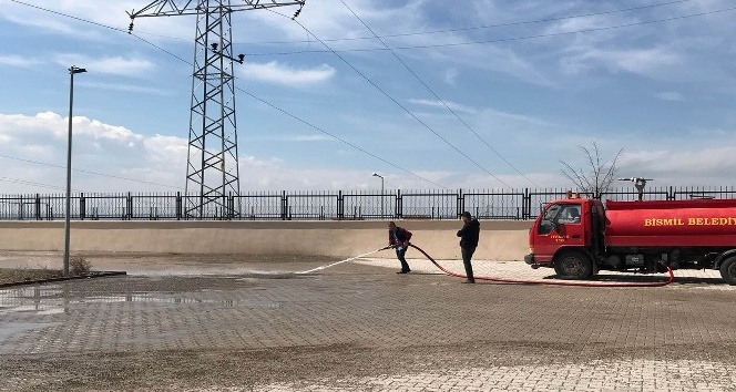 Bismil Belediyesi okullarda temizlik seferberliği başlattı