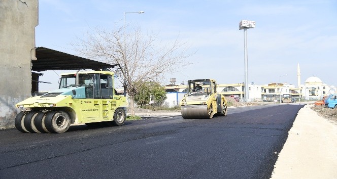 Sanayi sitelerinde asfalt hamlesi