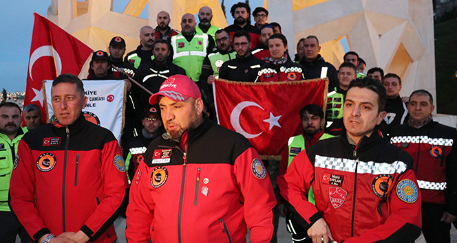 Motosikletliler Afrin’e destek için İstanbul’dan yola çıktı