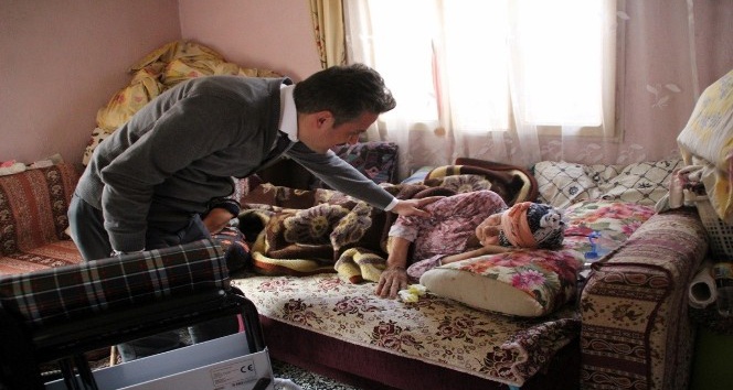 Başkan Karaçoban bir engelli vatandaşa daha yardım elini uzattı