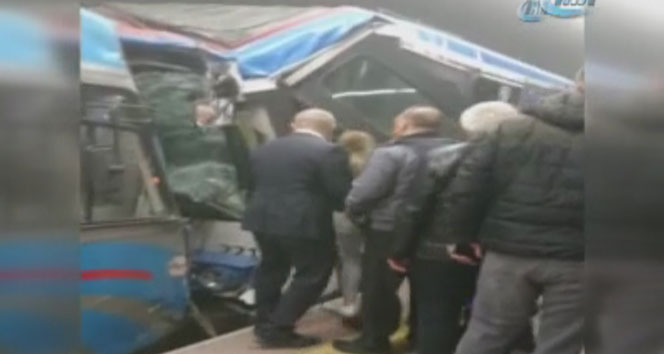 Topçular&#039;da meydana gelen tramvay kazasının yeni görüntüleri ortaya çıktı