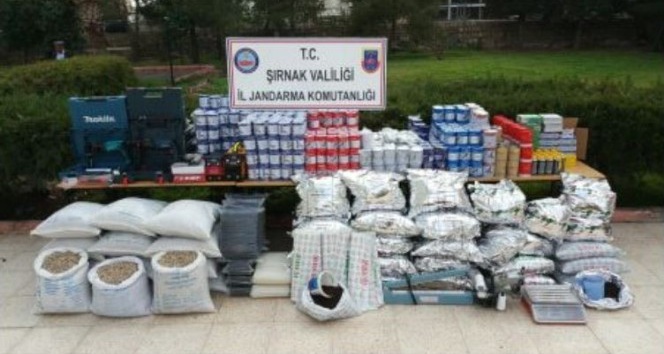 Şırnak’ta 154 bin TL değerinde gümrük kaçağı malzeme ele geçirildi