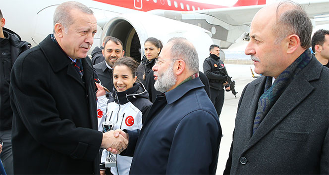 Cumhurbaşkanı Erdoğan Erzurum’da !