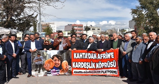 Kahta’da Afrin için yardım kampanyası başlatıldı