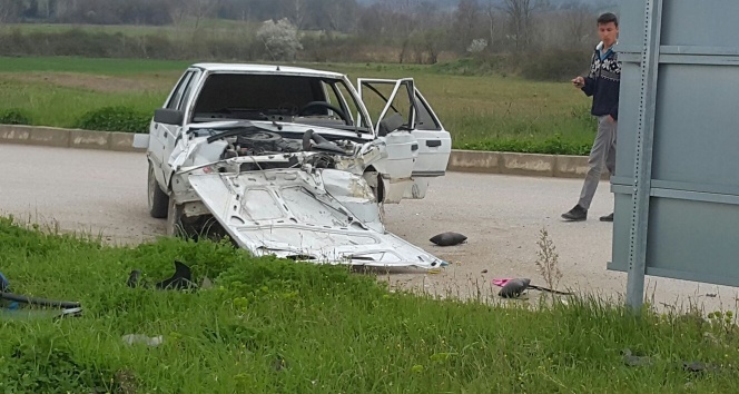 Sakarya’da trafik kazası: 4 yaralı -Sakarya haberleri