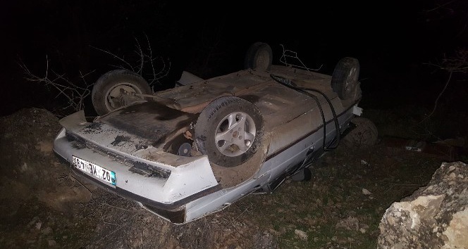 Diyarbakır’da otomobil şarampole yuvarlandı: 6 yaralı
