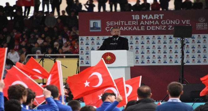 Cumhurbaşkanı Erdoğan Afrin müjdesini Çanakkale’den verdi