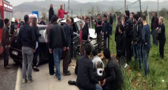 Bursa&#039;da kahreden kaza: 1 ölü, 7 yaralı