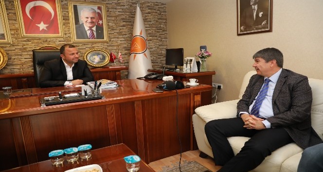 Başkan Türel’den AK Parti İl Başkanı Taş’a hayırlı olsun ziyareti