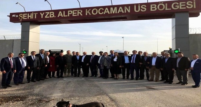 Parlamenterler Birliği yönetim kurulu askeri üst bölgesini ziyaret etti