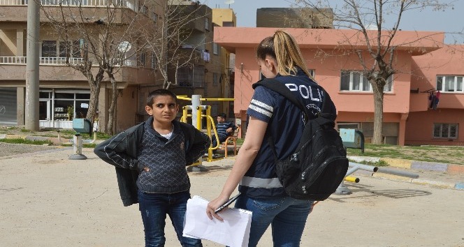 Mardin polisinden çocukları koruyan uygulama