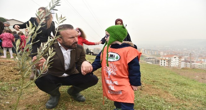 İzmit’te Zeytin Dalı Hatıra Ormanı kuruldu
