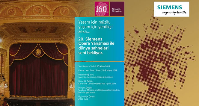 ‘Siemens Opera Yarışması’ için son başvuru tarihi 30 Nisan
