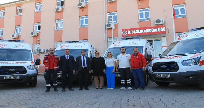 Kilis’e ambulans takviyesi