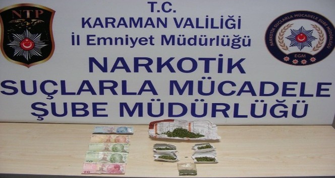 Karaman’da uyuşturucu operasyonu