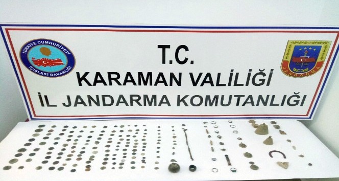 Karaman’da tarihi eser operasyonu