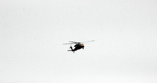 Kilis’te helikopter hareketliliği