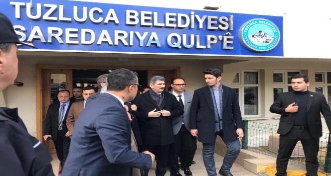 İçişleri Bakanlığı Müsteşarı İnce Tuzluca Belediyesini ziyaret etti