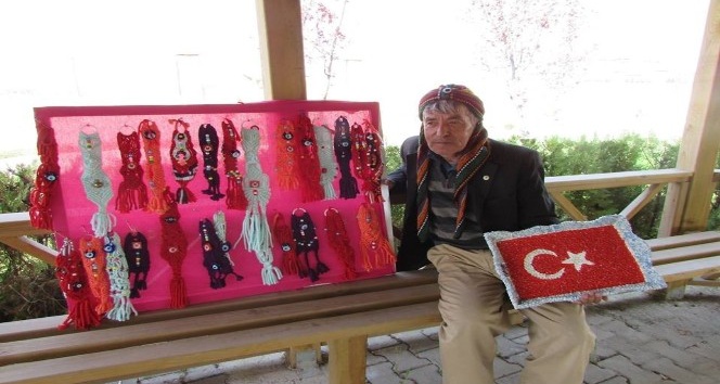 ’Bayrakçı Dede’den TSK’nın yerli araçları için nazar boncuğu