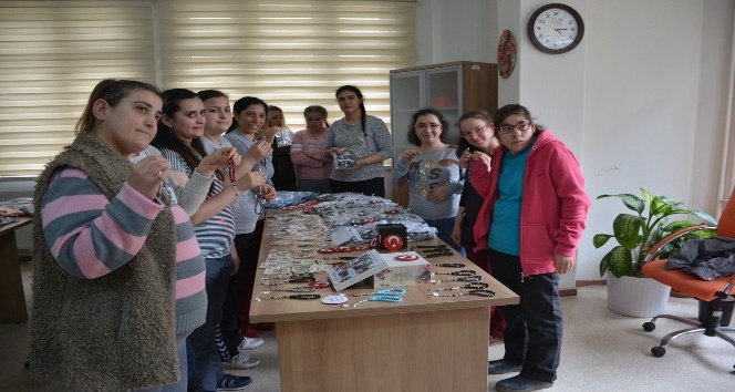 Engelli öğrencilerden Mehmetçiğe destek