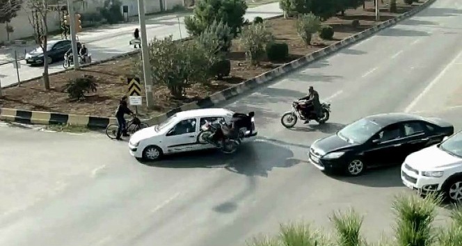 Motosiklet kazaları MOBESE’ye yansıdı