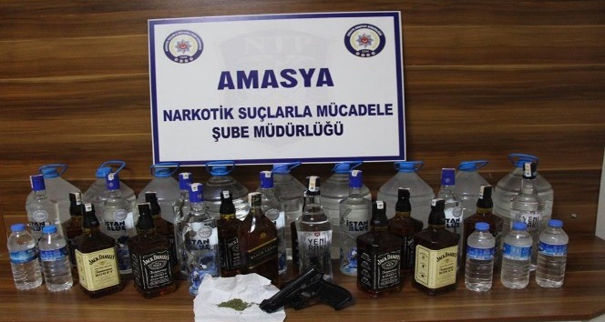 Amasya’da uyuşturucu operasyonunda 3 tutuklama