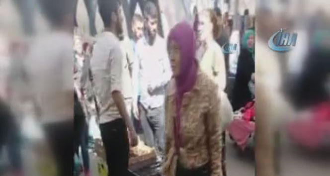 Kadıköy’de hayvansever kadınla ‘civciv’ satıcısı arasında arbede kamerada