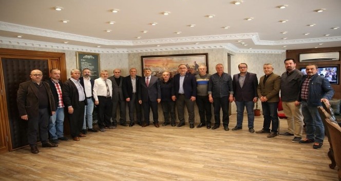 Başkan Akın, TSO Başkanı ve üyelerini ağırladı
