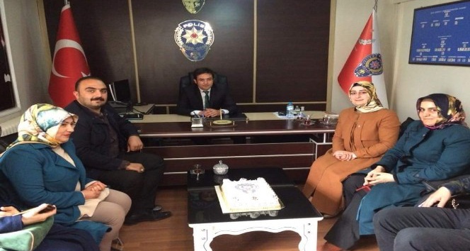 AK Parti Tutak İlçe teşkilatından, İlçe Emniyet Müdürlüğüne ziyaret