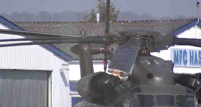 Almanya&#039;da askeri helikopter kaza yaptı: 1 ölü
