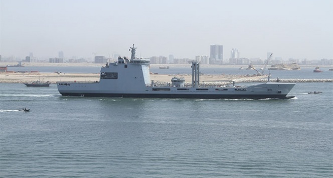 Türk Savunma Sanayi’nin en büyük projesi olan denizde ikmal gemisi, ilk seyrine çıktı