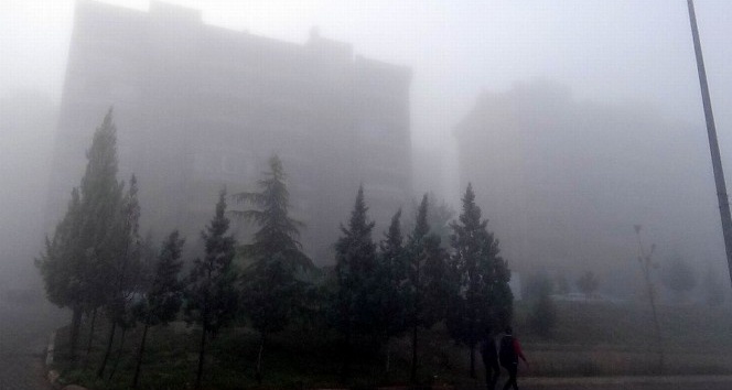 Kilis’te sis etkili oldu