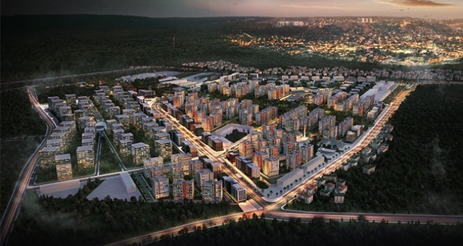 Antalya’ya yeni ve modern bir şehir kazandıracak proje hızla yükseliyor