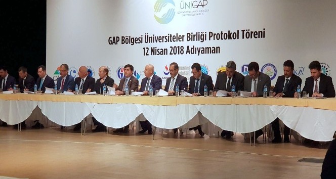 Rektörü Karacoşkun ÜNİGAP protokol törenine katıldı