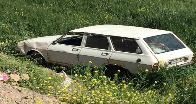 Kilis’te otomobil şarampole uçtu: 4 yaralı