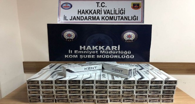 Hakkari’de kaçakçılık operasyonu