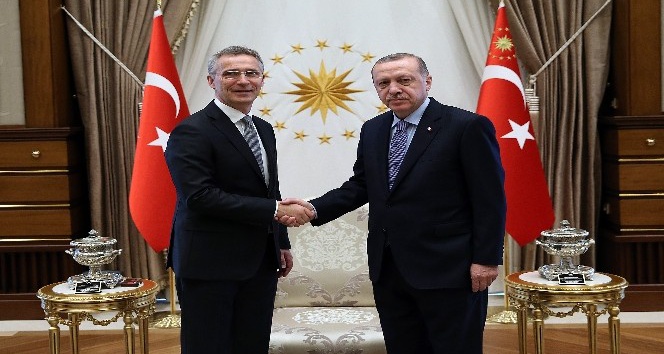 Cumhurbaşkanı Erdoğan, NATO Genel Sekreterini kabul etti