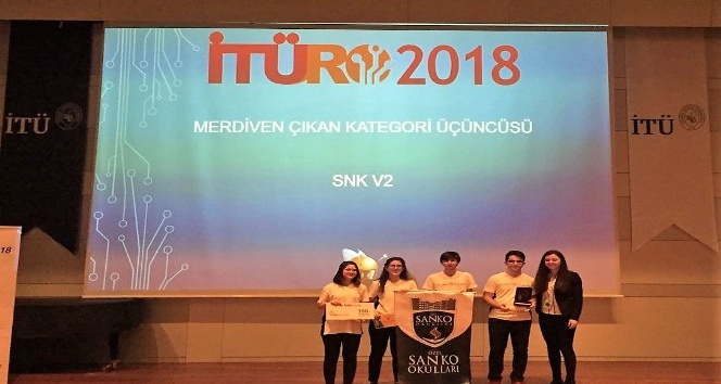 Sanko öğrencileri İTÜRO’dan iki Türkiye üçüncülüğü ile eve döndü