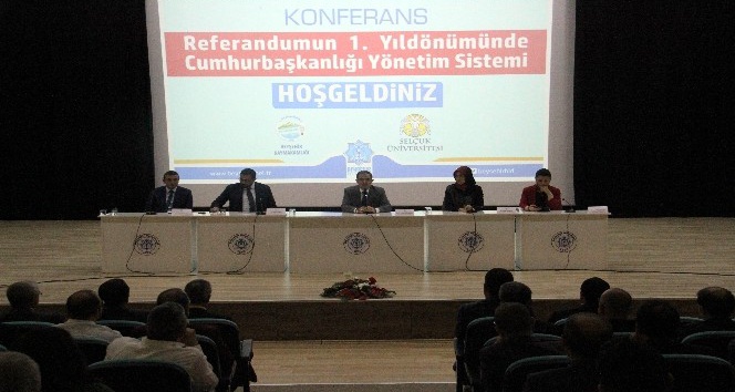Beyşehir’de Cumhurbaşkanlığı Yönetim Sistemi konulu konferans