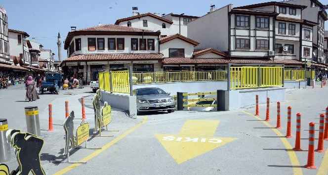 Konya’da Bedesten bölgesi tarihi yeraltı katlı otopark ile nefes aldı