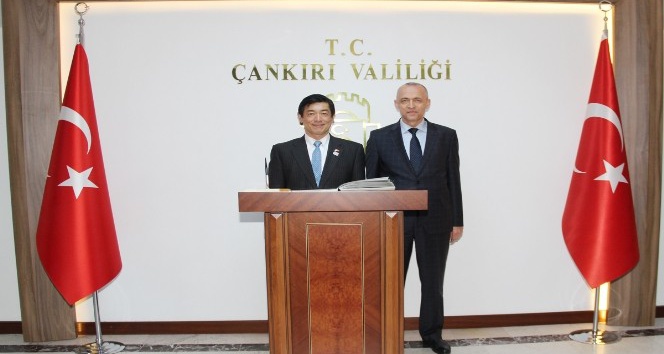 Japonya’nın Ankara Büyükelçisi Miyajima Çankırı’da