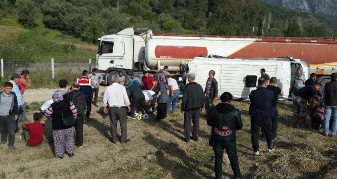 Antalya’daki trafik kazası